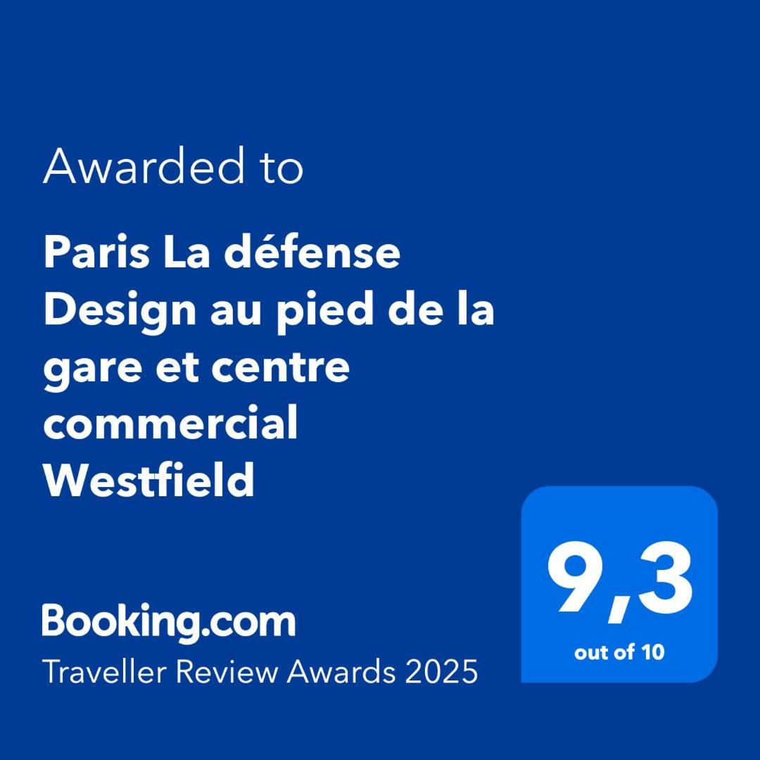Paris La Defense Design Au Pied De La Gare Et Centre Commercial Westfield 皮托 外观 照片